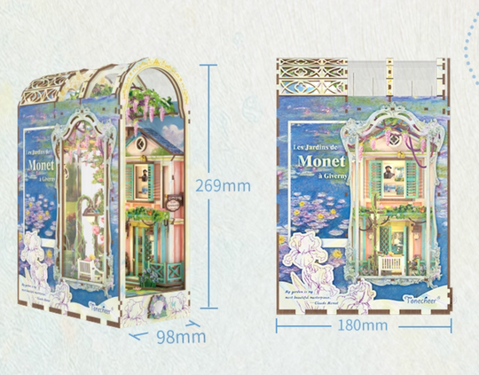 Monet’s Garden DIY Book Nook Kit