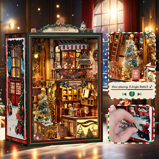 Christmas Shop DIY Book Nook Kit