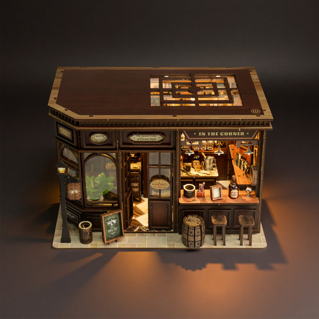 Corner Tavern DIY Miniature House Kit