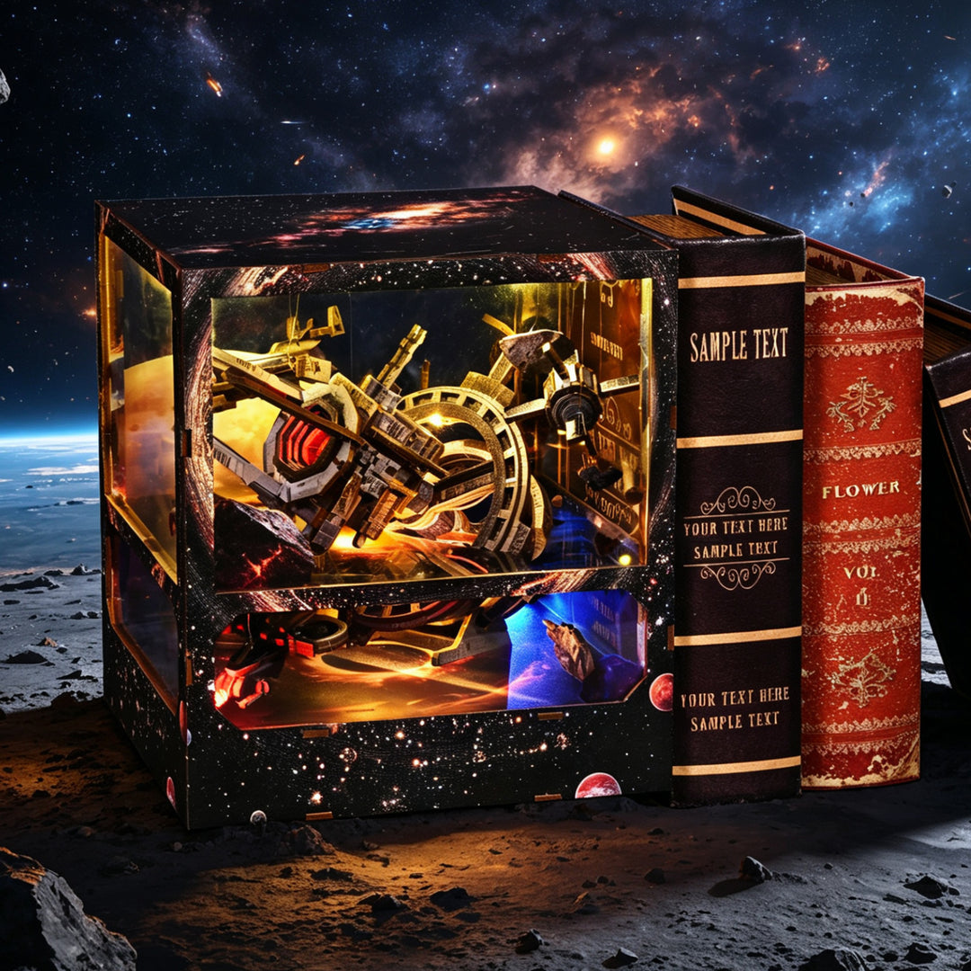 Nebula Wanderer DIY Book Nook Kit