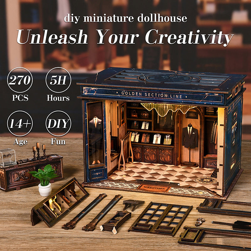 Golden Section Line DIY Miniature House