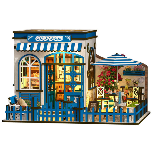 Santorini Sun Coffee DIY Miniature House