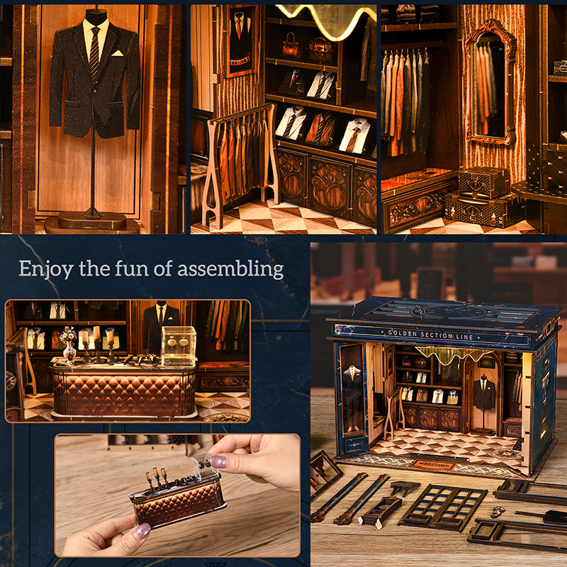 Golden Section Line DIY Miniature House