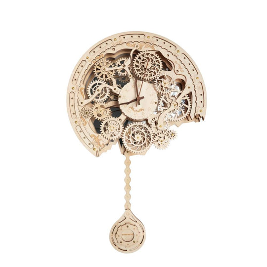 Vintage Gear Pendulum Clock 3D Wooden Puzzle