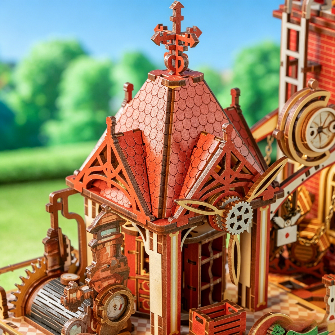 Time Post Office 3D Wooden Puzzle