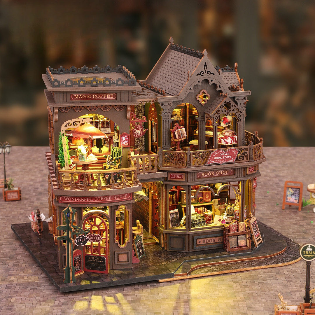 Letter Coffee DIY Miniature House