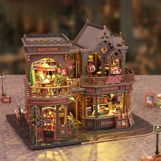 Letter Coffee DIY Miniature House