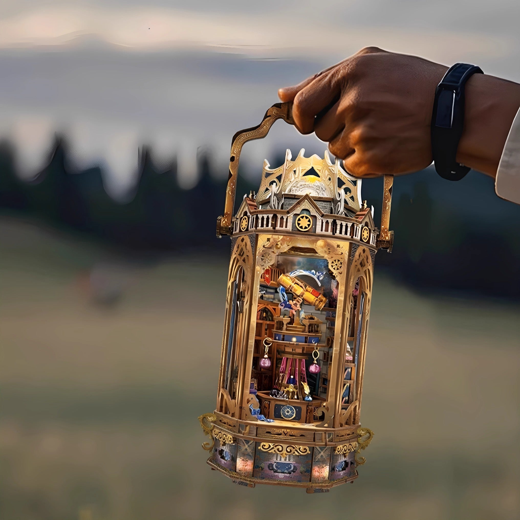 The lantern of Galaxy 3D Wooden Puzzle – wewowood