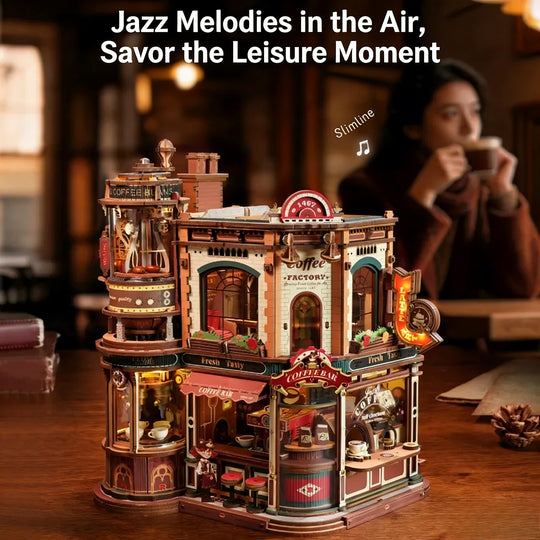 Dreamy Coffee Factory 3D Wooden Puzzle