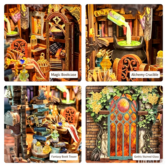 Wewowood Magic Clock Tower DIY Miniature House