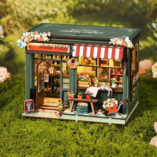 Aura Verde Flower Atelier DIY Miniature House