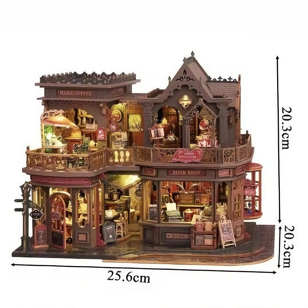 Letter Coffee DIY Miniature House