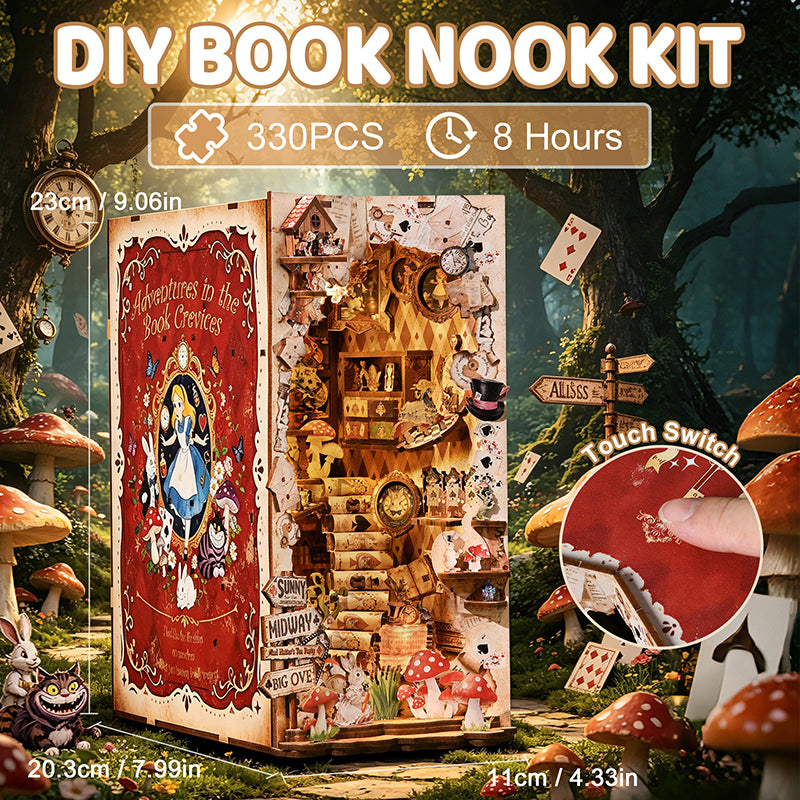 Adventures In the Book Crevices DIY Book Nook Kit