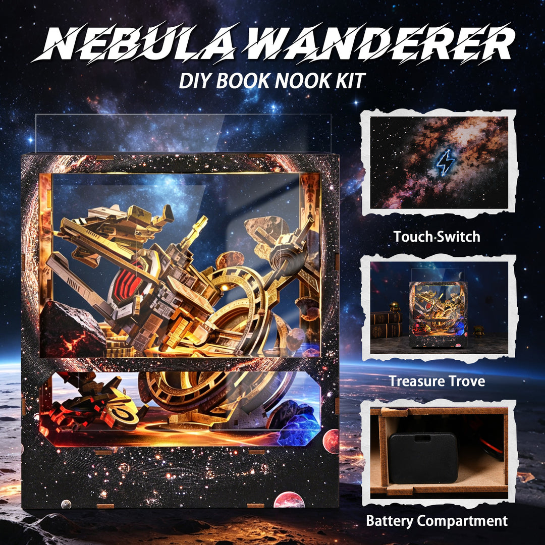 Nebula Wanderer DIY Book Nook Kit