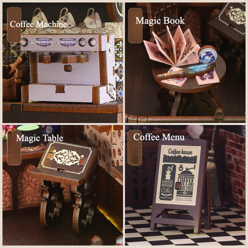 Magical Coffee Shop DIY Book Nook Kit