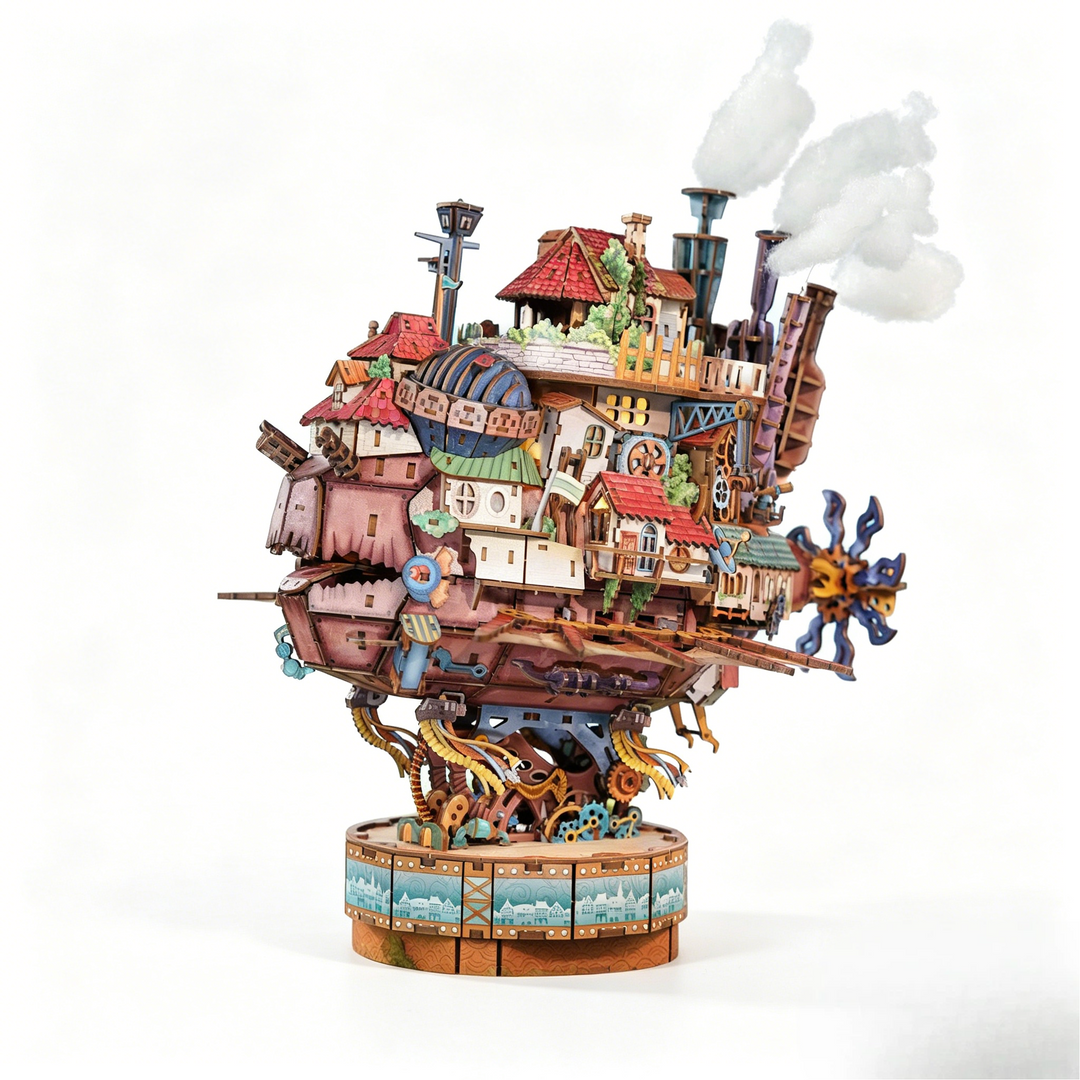 Wewowood Walking Castle 3D Wooden Puzzle