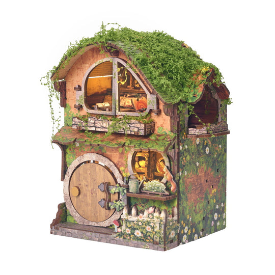 Wewowood Green Vine Cottage DIY Miniature House