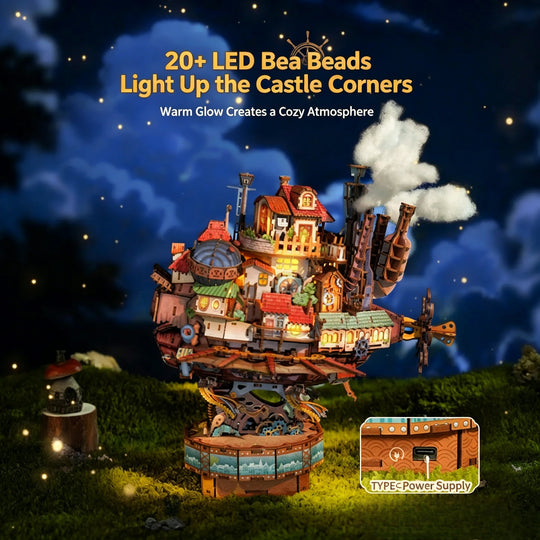 Wewowood Walking Castle 3D Wooden Puzzle