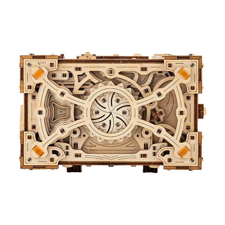 Decrypt the Treasure Box 3D Wooden Puzzle