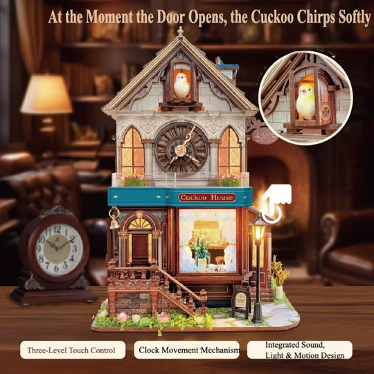 Cuckoo House DIY 3D Wooden Puzzle