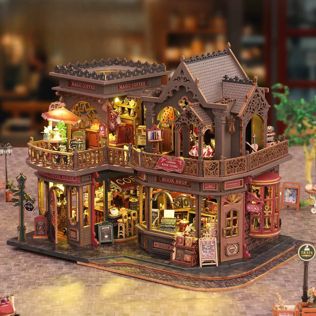 Letter Coffee DIY Miniature House