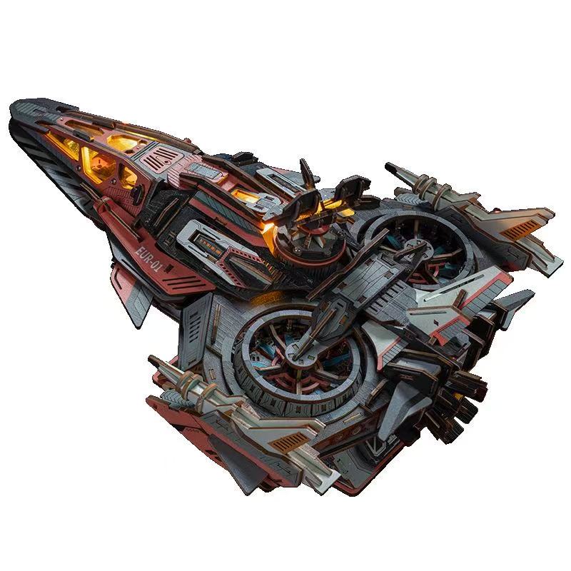 Wewowood Explorer01 Starship 3D Wooden Puzzle