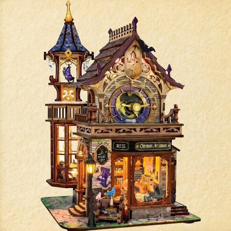 Time Magic Club 3D Wooden Puzzle