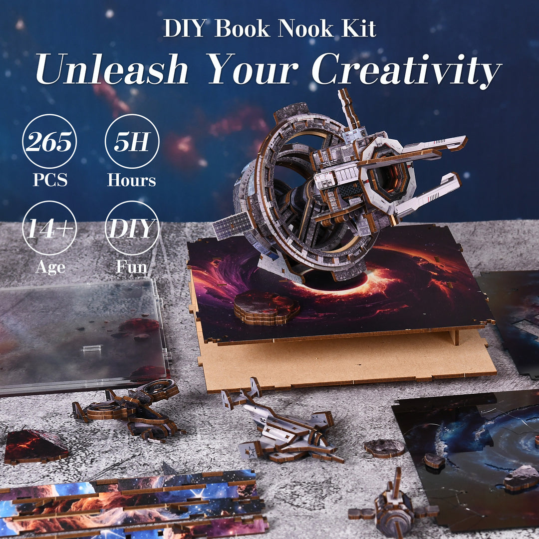 Nebula Wanderer DIY Book Nook Kit