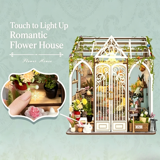 Demi's Flower House DIY Miniature House Kit