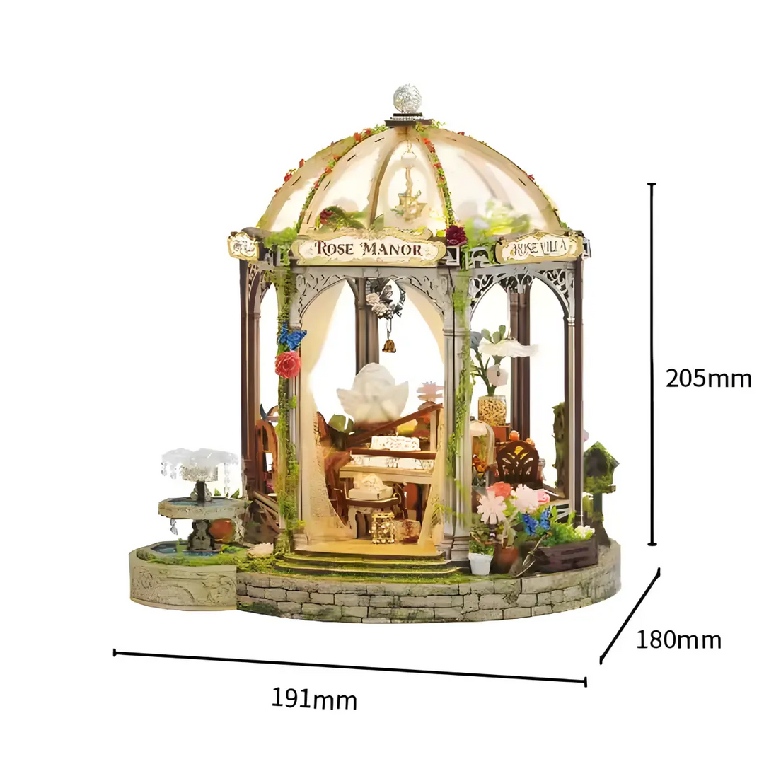 Rose Manor DIY Miniature House Kit