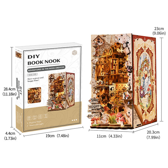 Adventures In the Book Crevices DIY Book Nook Kit