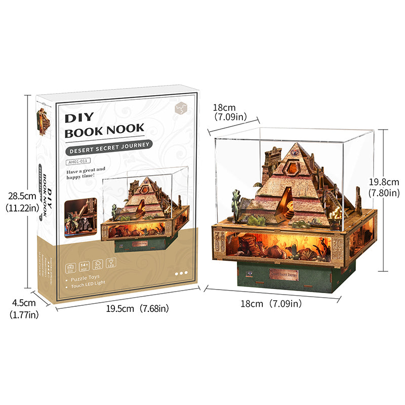 Desert Secret Journey Wooden Music Box Model