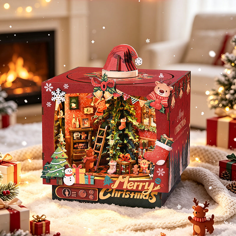 Christmas Triple Scene DIY Book Nook Kit