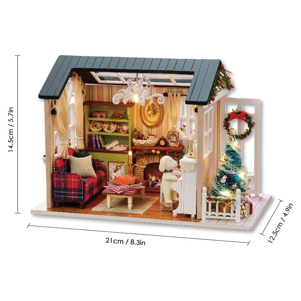 Christmas Times DIY Mini Doll House Kit