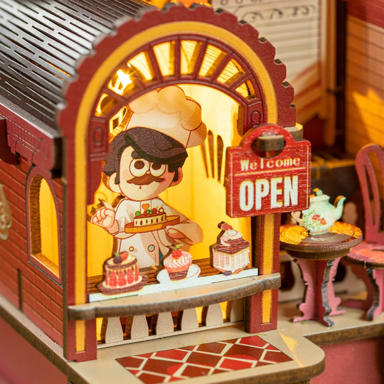 Dessert Time Workshop Mechanical Rotating 3D Wooden Puzzle
