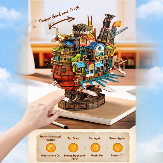 Traveling Castle 3D Wooden Puzzle