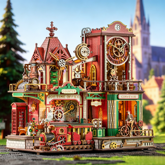 Time Post Office 3D Wooden Puzzle