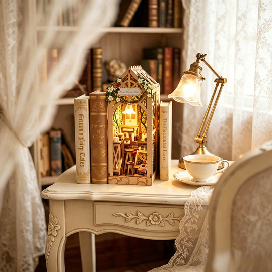 Wewowood Serene Flower House Book Nook Kit