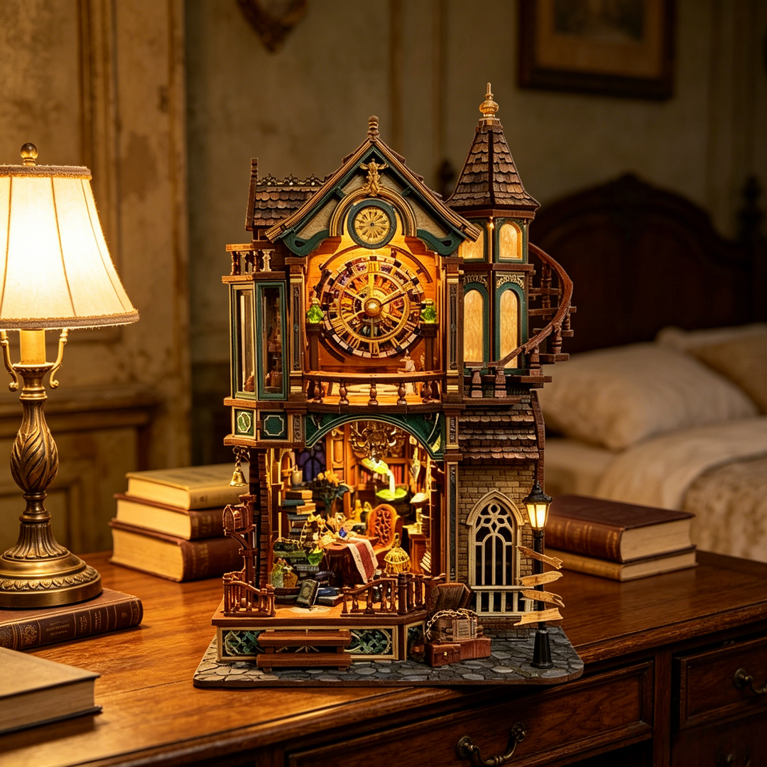 Wewowood Magic Clock Tower DIY Miniature House