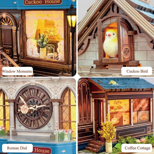 Cuckoo House DIY 3D Wooden Puzzle