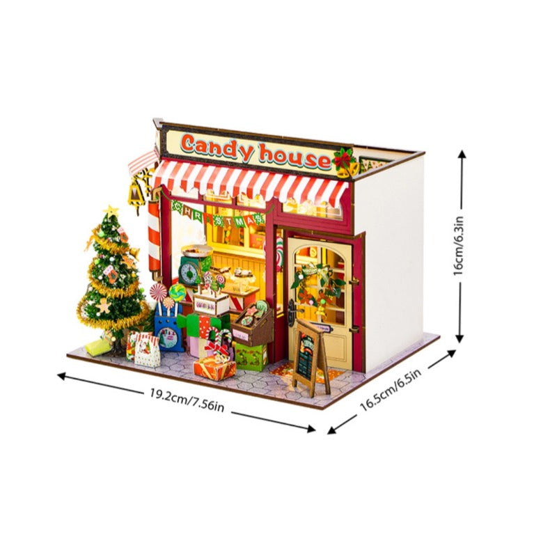 Candy House DIY Miniature House Kit