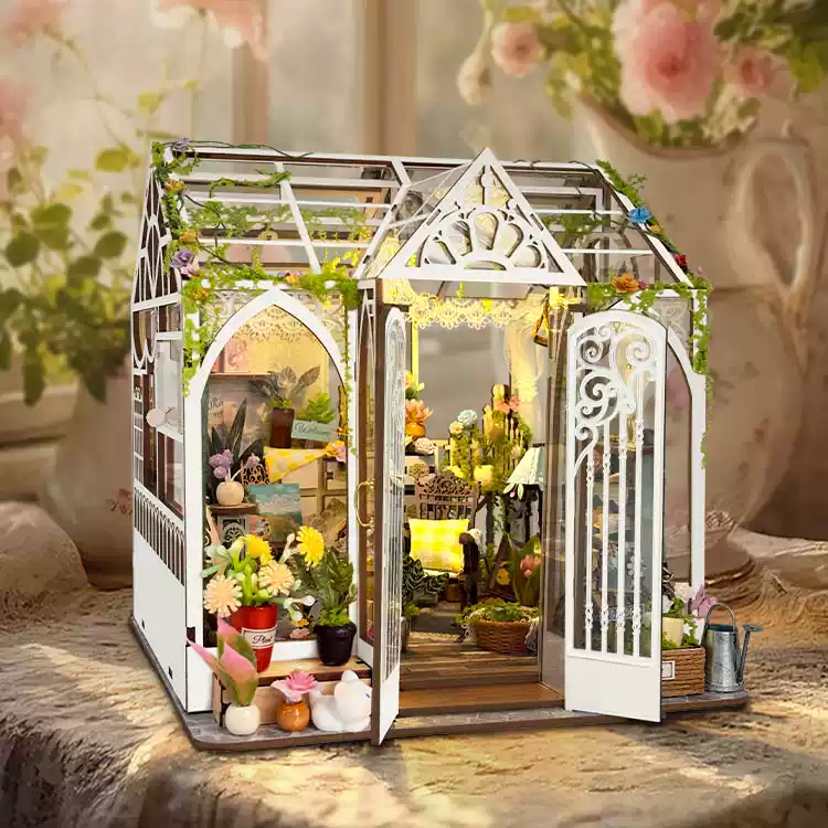 Demi's Flower House DIY Miniature House Kit