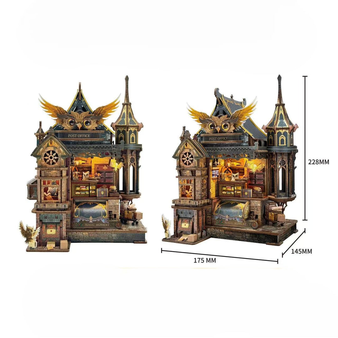 Owl Post Office DIY Miniature House Kit