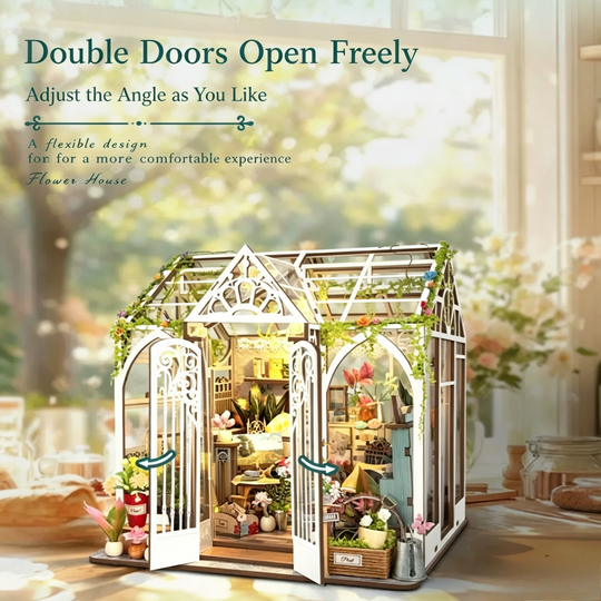Demi's Flower House DIY Miniature House Kit