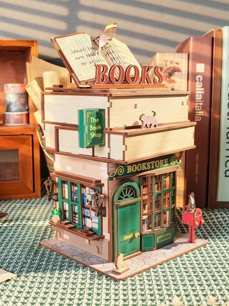 DIY 3D Wooden Puzzle The Time Book Shop