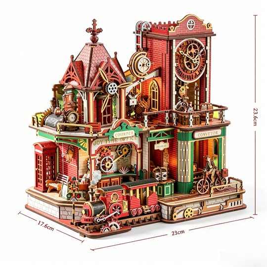 Time Post Office 3D Wooden Puzzle