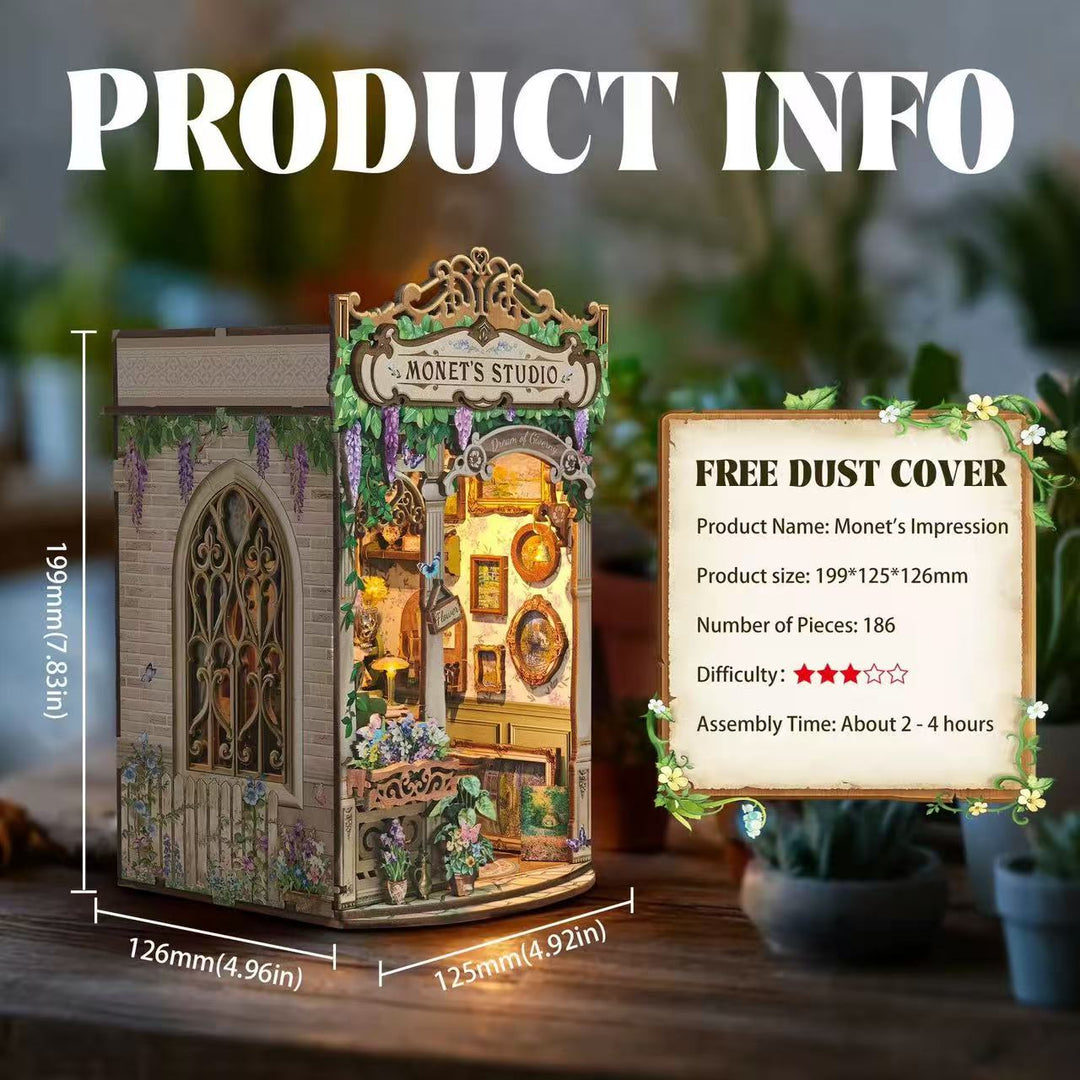Monet's Impression DIY Book Nook Kit