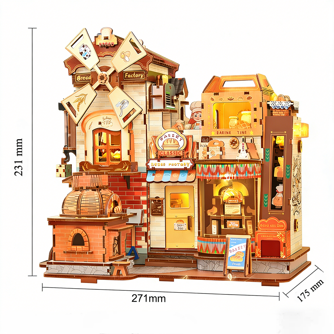 Bread Workshop 3D Wooden Puzzle