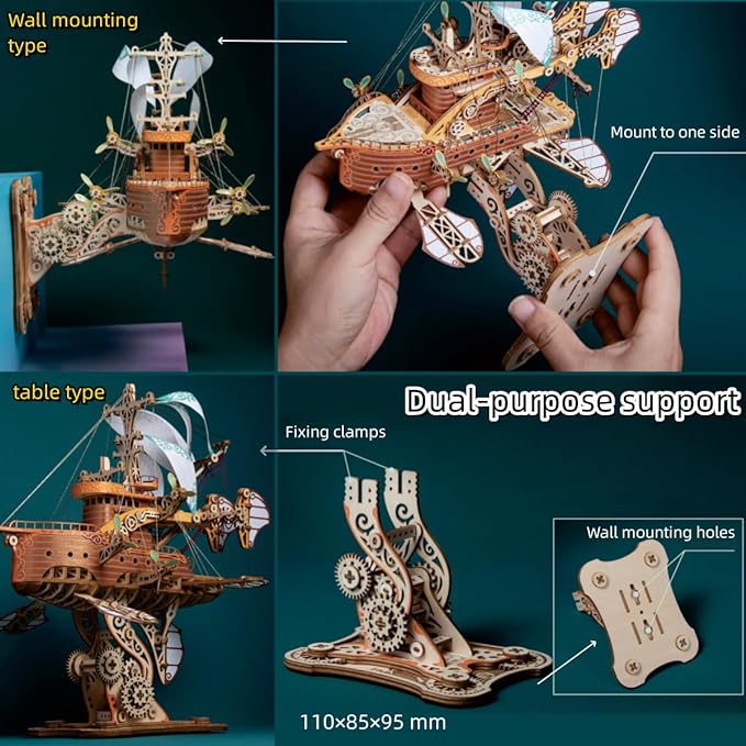 Handcrafted Masterpiece Fantasy Airships