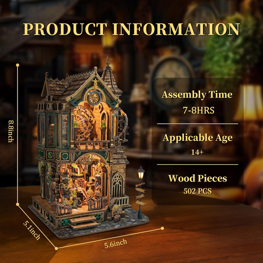 Wewowood Magic Clock Tower DIY Miniature House